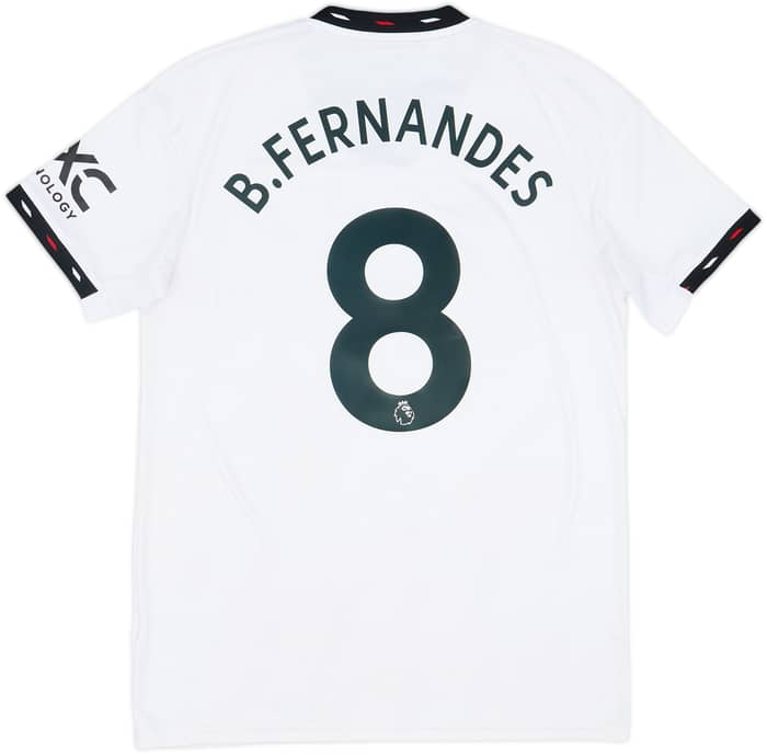 2022-23 Manchester United Away Shirt B.Fernandes #8 - 7/10 - (M)