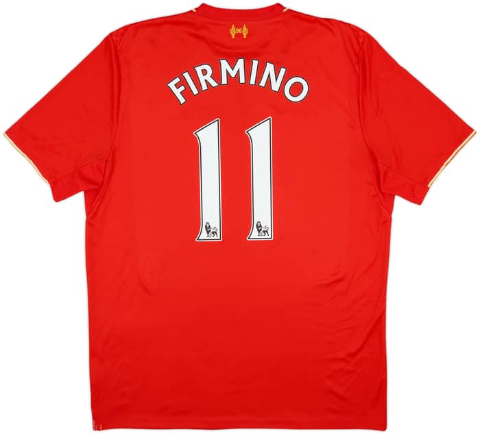 Camiseta de local del Liverpool 2015-16 Firmino #11 - 6/10 - (XL)