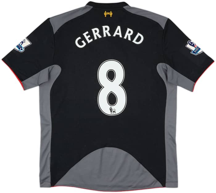 2012-13 Liverpool Away Shirt Gerrard #8 - 5/10 - (L)