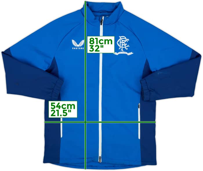 2022-23 Rangers Castore Padded Bench Coat - 7/10 - (S)