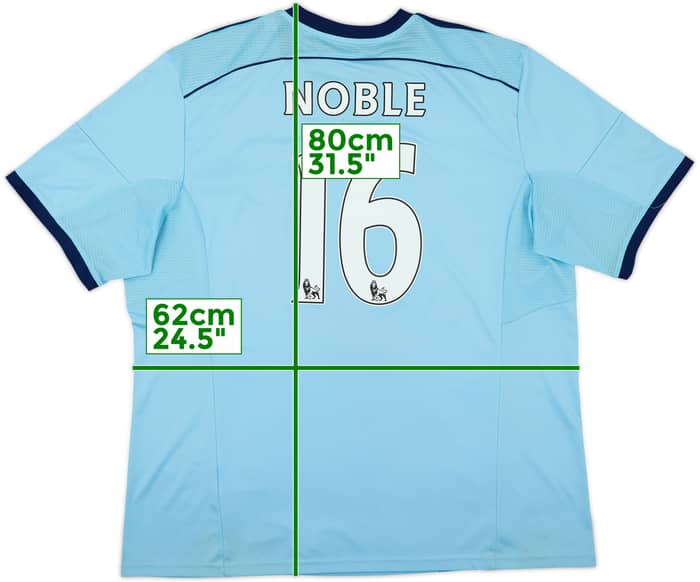 2014-15 West Ham Away Shirt Noble #16 - 10/10 - (XXL)