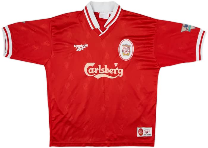 1996-98 Liverpool Home Shirt Owen #18 - 7/10 - (L)