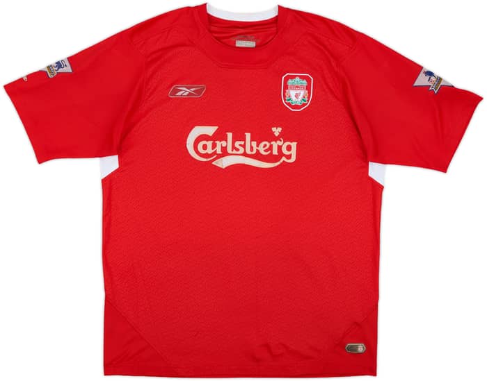 2004-06 Liverpool Home Shirt - 4/10 - (L)