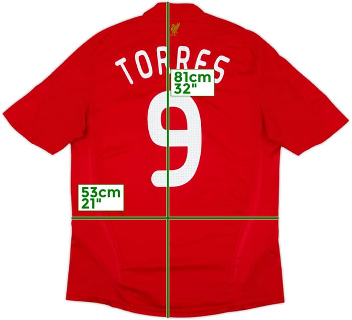 2008-10 Liverpool Home Shirt Torres #9 - 5/10 - (L)