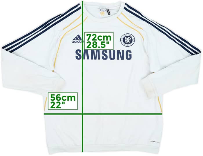 2010-11 Chelsea adidas Sweat Top - 5/10 - (XL)