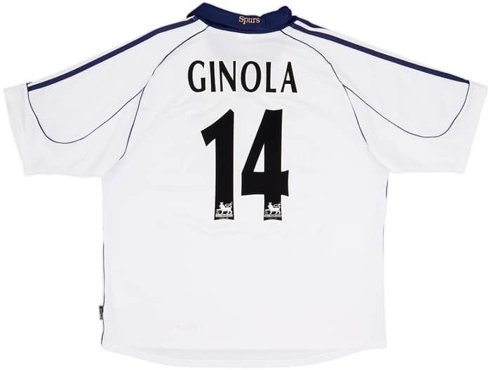 1999-01 Tottenham Home Shirt Ginola #14 - 8/10 - (XL)