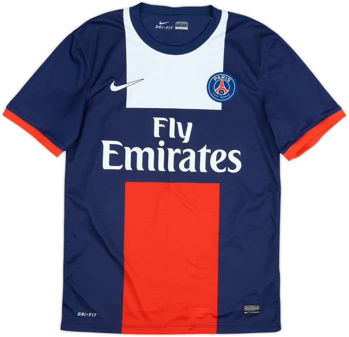 2013-14 Paris Saint-Germain Home Shirt Beckham #32 - 8/10 - (S)
