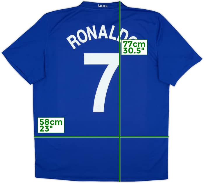 2008-09 Manchester United Third Shirt Ronaldo #7 - 6/10 - (XL)