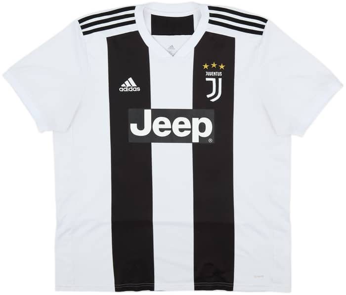 2018-19 Juventus Home Shirt Ronaldo #7 - 8/10 - (XL)