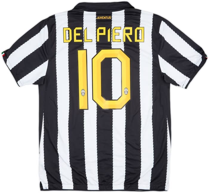 2010-11 Juventus Home Shirt Del Piero #10 - 6/10 - (L)