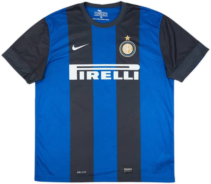Camiseta de local del Inter Milan 2012-13 Milito #22 - 6/10 - (XL)