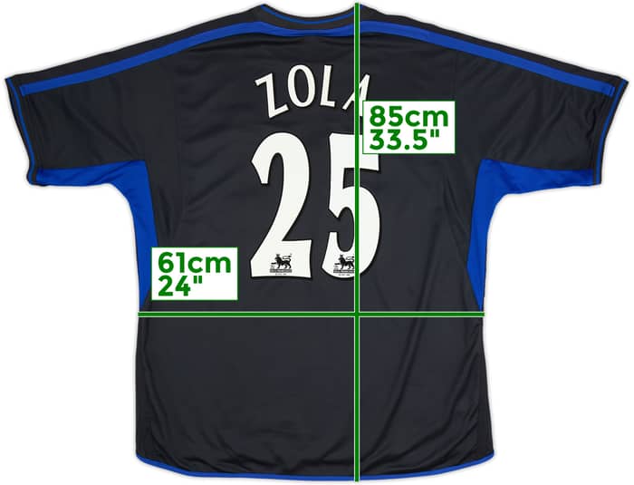 2002-04 Chelsea Away Shirt Zola #25 - 9/10 - (XXL)