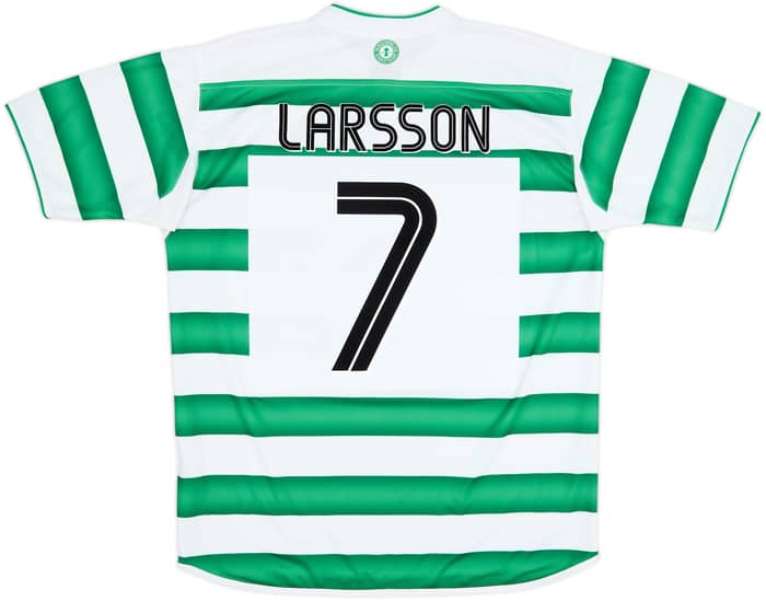 2003-04 Celtic Camiseta Local Larsson #7 - 8/10 - (L)