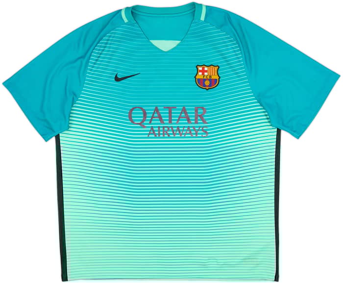 2016-17 Barcelona Third Shirt Messi #10 - 6/10 - (XXL)