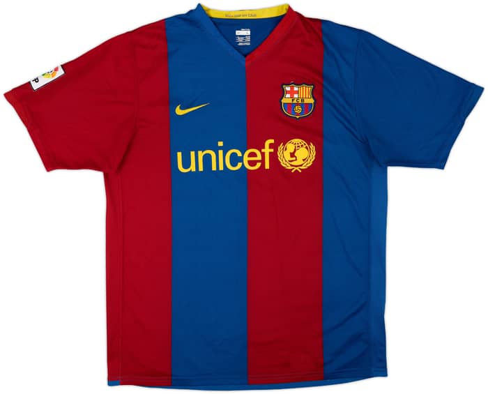 2006-07 Barcelona Home Shirt Messi #19 - 7/10 - (L)