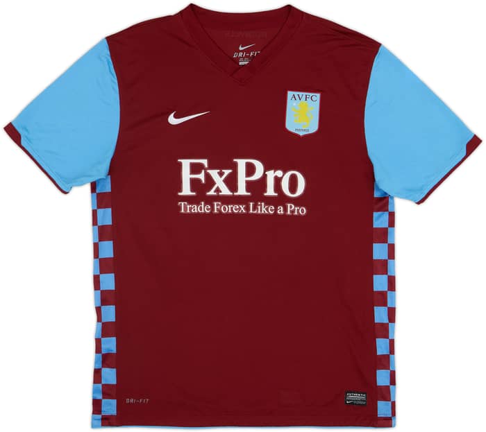 2010-11 Aston Villa Home Shirt Carew #10 - 6/10 - (L)