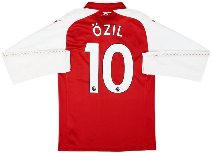 2017-18 Arsenal Home L/S Shirt Ozil #11 - 7/10 - (XS)