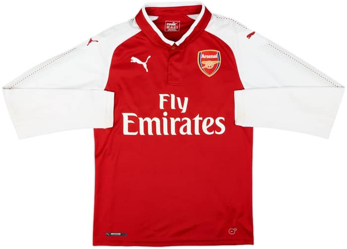 2017-18 Arsenal Home L/S Shirt Ozil #11 - 7/10 - (XS)
