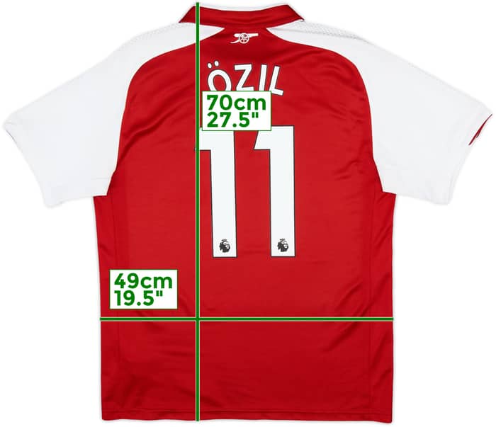 2017-18 Arsenal Home Shirt Ozil #11 - 8/10 - (M)