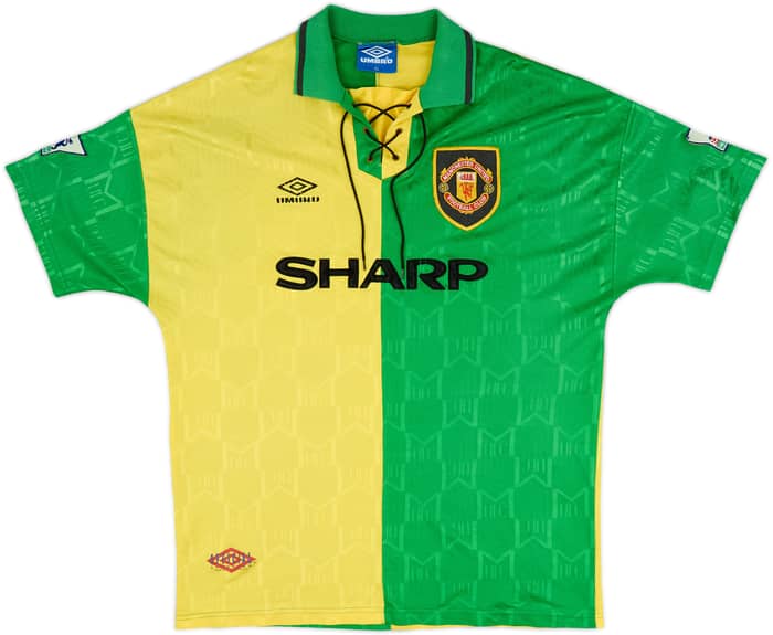 1992-94 Manchester United Third Shirt Cantona #7 - 6/10 - (XL)