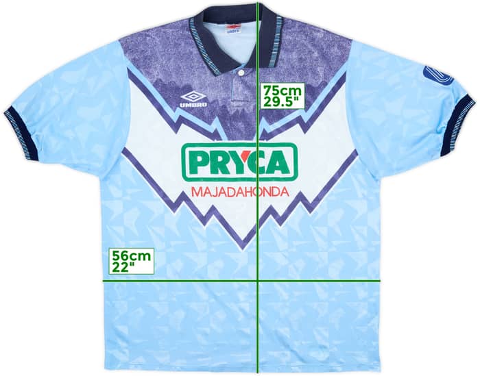 1991-92 Umbro Template Shirt #5 - 9/10 - (XL)