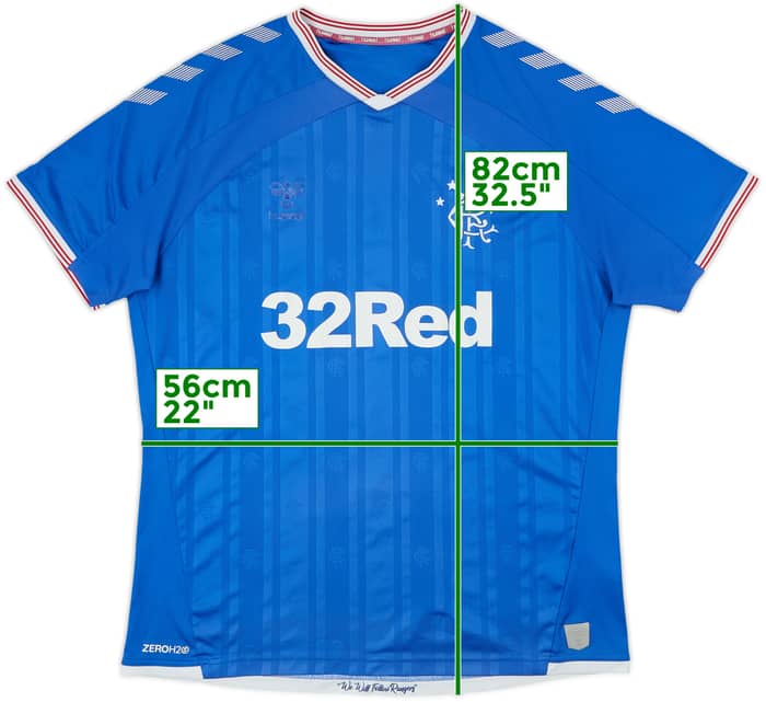 2019-20 Rangers Home Shirt - 5/10 - (XL)