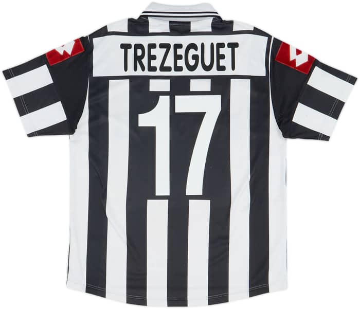 2001-02 Juventus Home Shirt Trezeguet #17 - 6/10 - (M)