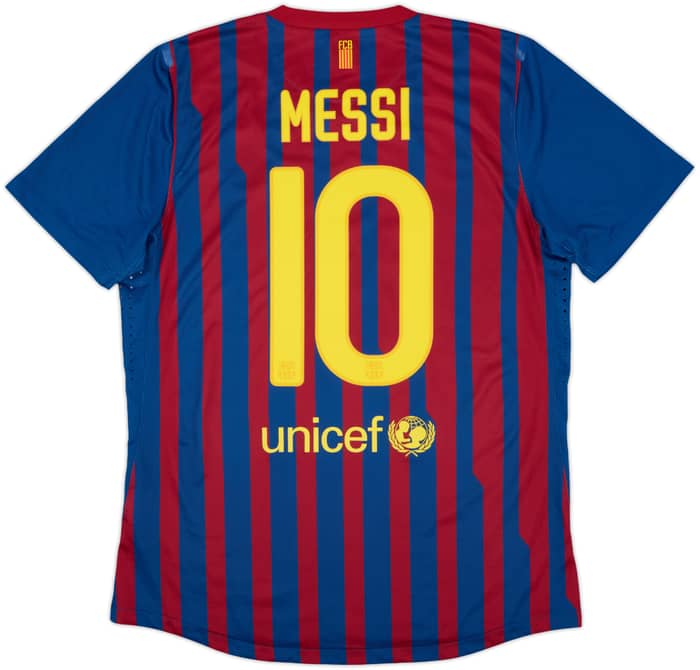 2011-12 Barcelona Camiseta de local Messi #10 - 8/10 - (L)