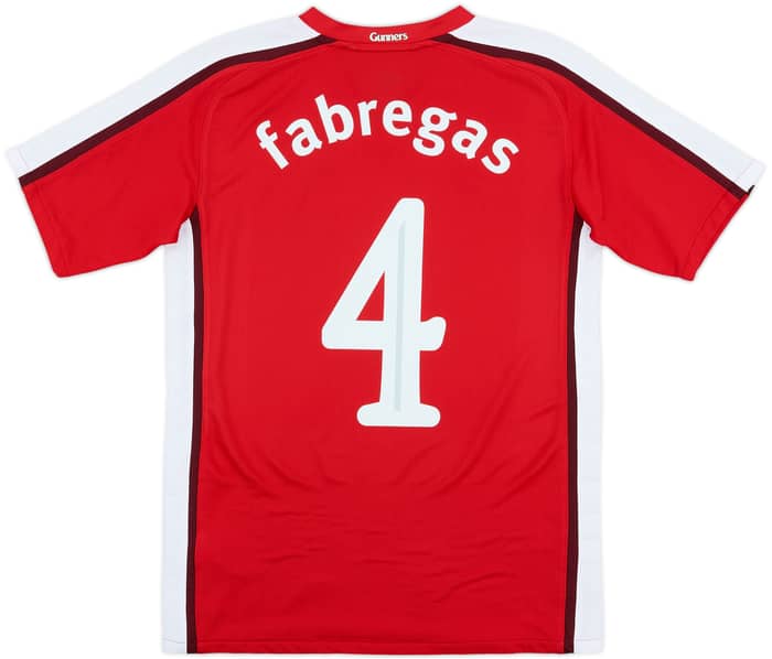 2008-10 Arsenal Home Shirt Fabregas #4 - 9/10 - (XL.Boys)