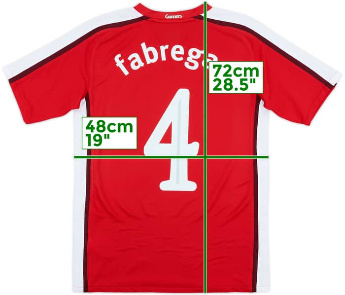 2008-10 Arsenal Home Shirt Fabregas #4 - 9/10 - (XL.Boys)