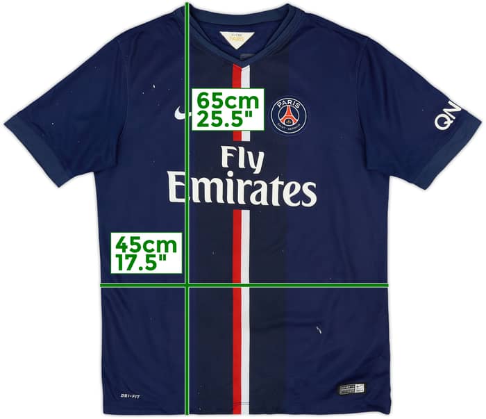 2014-15 Paris Saint-Germain Home Shirt - 5/10 - (XL.Boys)