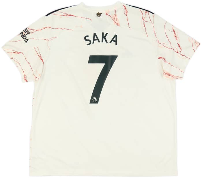 2020-21 Arsenal Away Shirt Saka #7 - 6/10 - (3XL)