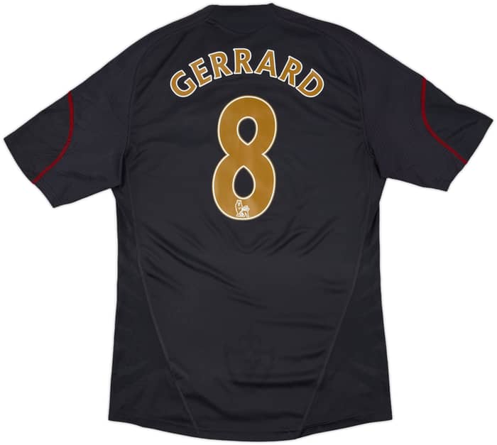2009-10 Liverpool Away Shirt Gerrard #8 - 7/10 - (M)