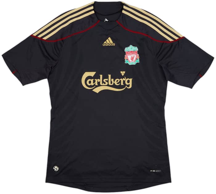 2009-10 Liverpool Away Shirt Gerrard #8 - 7/10 - (M)