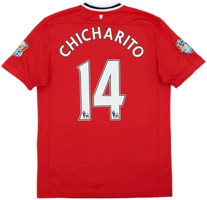 2011-12 Manchester United Home Shirt Chicharito #14 - 5/10 - (M)