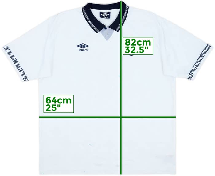 2002 '1990-92' England Reissue Home Shirt #19 - 5/10 - (XXL)