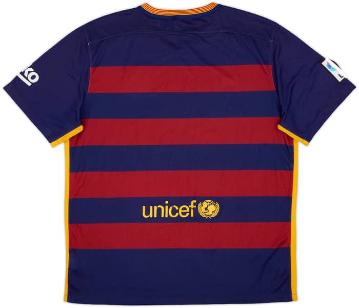 2015-16 Barcelona Home Shirt - 4/10 - (XL)
