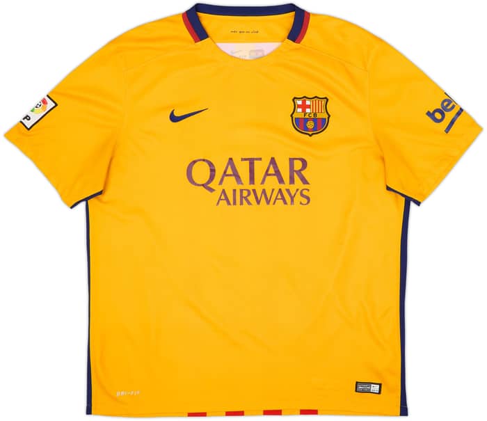 Camiseta de visitante del Barcelona 2015-16 Neymar #11 - 8/10 - (XL)