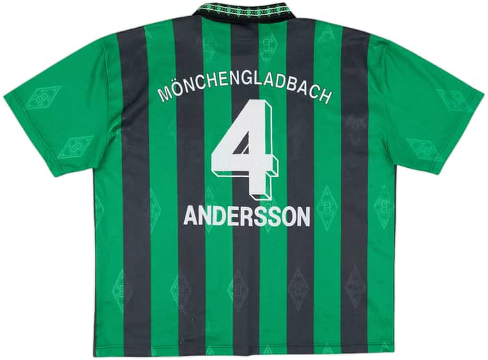 1995-96 Borussia Monchengladbach Away Shirt Andersson #4 - 6/10 - (XXL)