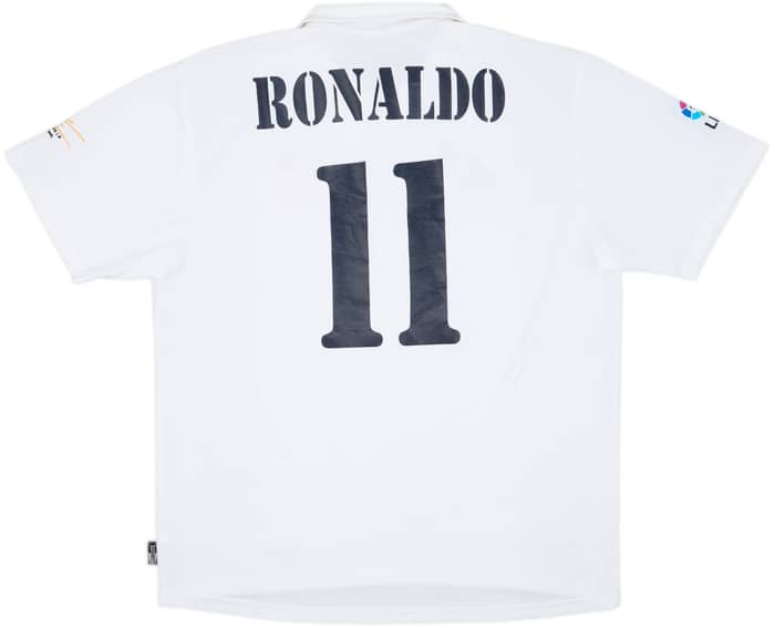 2002-03 Real Madrid Centenary Home Shirt Ronaldo #11 - 6/10 - (XL)