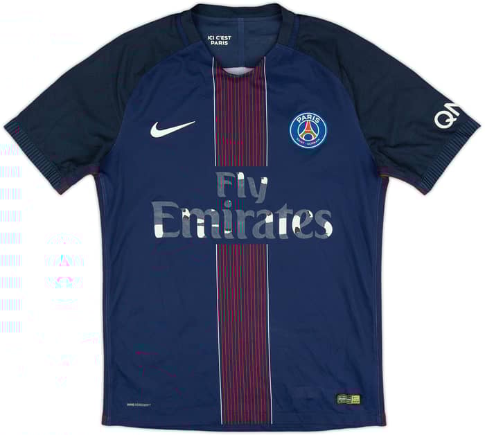 2016-17 Paris Saint-Germain Authentic Home Shirt - 4/10 - (M)