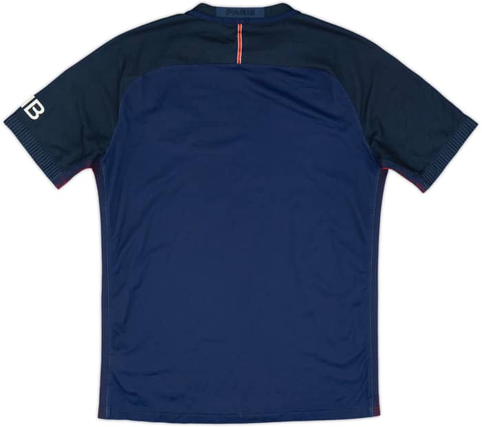 2016-17 Paris Saint-Germain Authentic Home Shirt - 4/10 - (M)