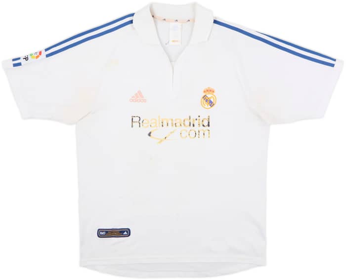 2001 Real Madrid Home Shirt - 4/10 - (M)