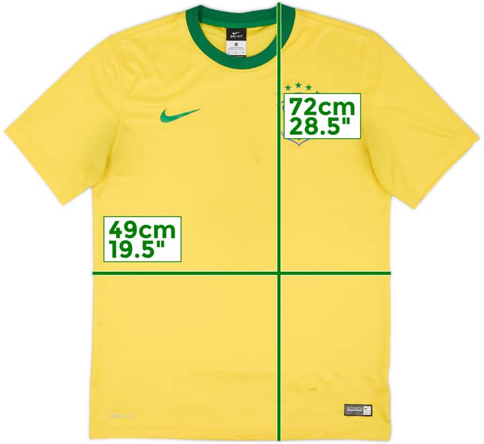 2014-15 Brazil Basic Home Shirt - 7/10 - (M)