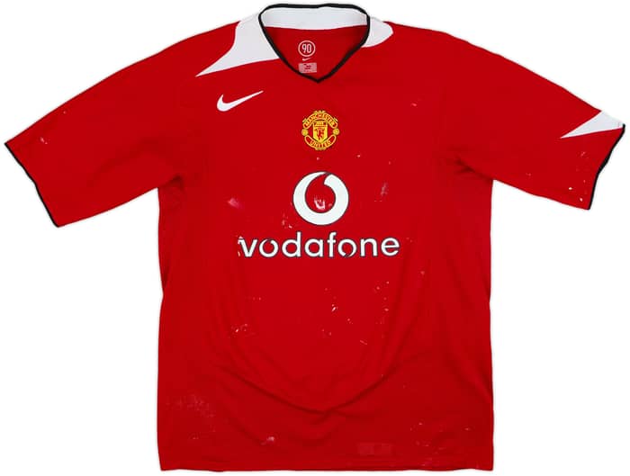 2004-06 Manchester United Home Shirt - 4/10 - (L)
