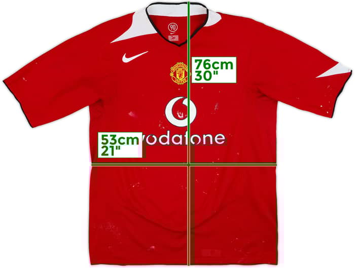 2004-06 Manchester United Home Shirt - 4/10 - (L)