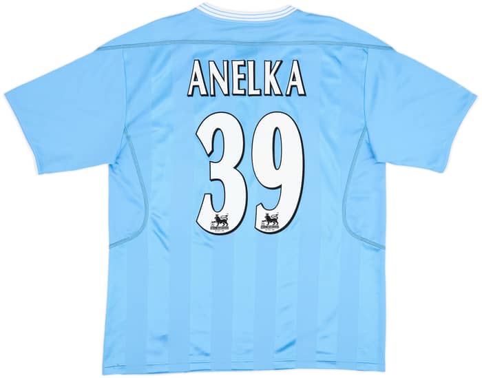 2003-04 Manchester City Home Shirt Anelka #39 - 9/10 - (L)