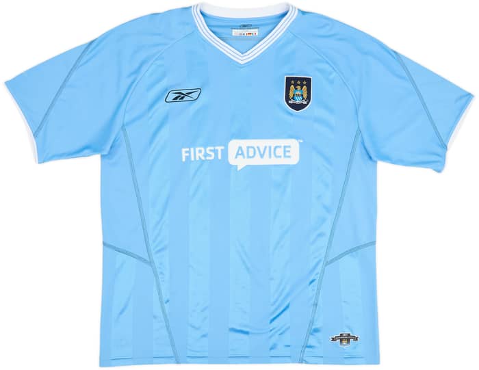 2003-04 Manchester City Home Shirt Anelka #39 - 9/10 - (L)