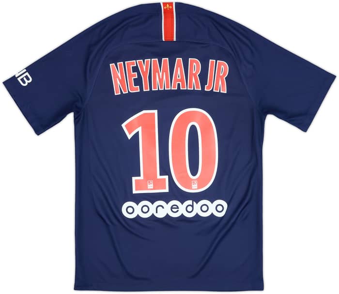 2018-19 Paris Saint-Germain Home Shirt NeymarJr #10 - 8/10 - (S)