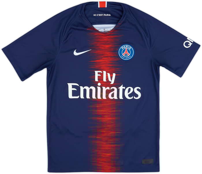 2018-19 Paris Saint-Germain Home Shirt NeymarJr #10 - 8/10 - (S)